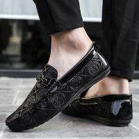 COD ♧ The Outline Shop27dgsd6gfd [Ready Stock] New Fashion Mens Loafer Low-top Casual Shoes Men Driving Shoes Model KD29 Kasut kulit Lelaki