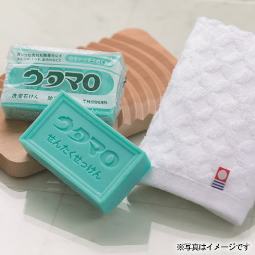 สบู่ซักผ้าขาวจากญี่ปุ่น-utamaro-laundry-soap-133g