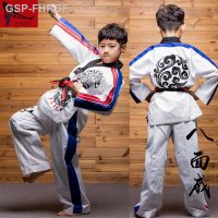 Ofuniforme De ชุดฮันบกเทควันโด Tkd Para Crianças Uniforme Algodão E Fibra Bambu Série Wtf Crianças