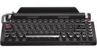 Qwerkywriter S Qwerkytoys Typewriter Inspired Retro Mechanical Wired &amp; Wireless Keyboard with Tablet Stand