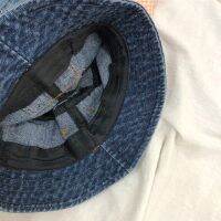 0-6 years kids fashion denim bucket hat 24KA412