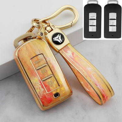 [ใหม่] กล่องกุญแจรถมิตซูบิชิ Outlander Keybox ปีกเทพ Pajero Jinxuan ASX เคสป้องกันกุญแจรถพวงกุญแจ