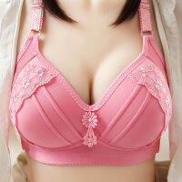 พลัสขนาดเหล็กฟรี Ladies Bra พลัสถ้วยบางถ้วยเงาปรับระดับน้ำนมแม่ Bra