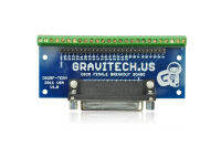 [Gravitechthai] DB25 Female Breakout Board ใช้สำหรับแปลงหัว DB25 (Female) ให้สามารถใช้สายไฟธรรมดาได้ โดยจะใช้น๊อตที่ตัว terminal เป็นตัวล็อค