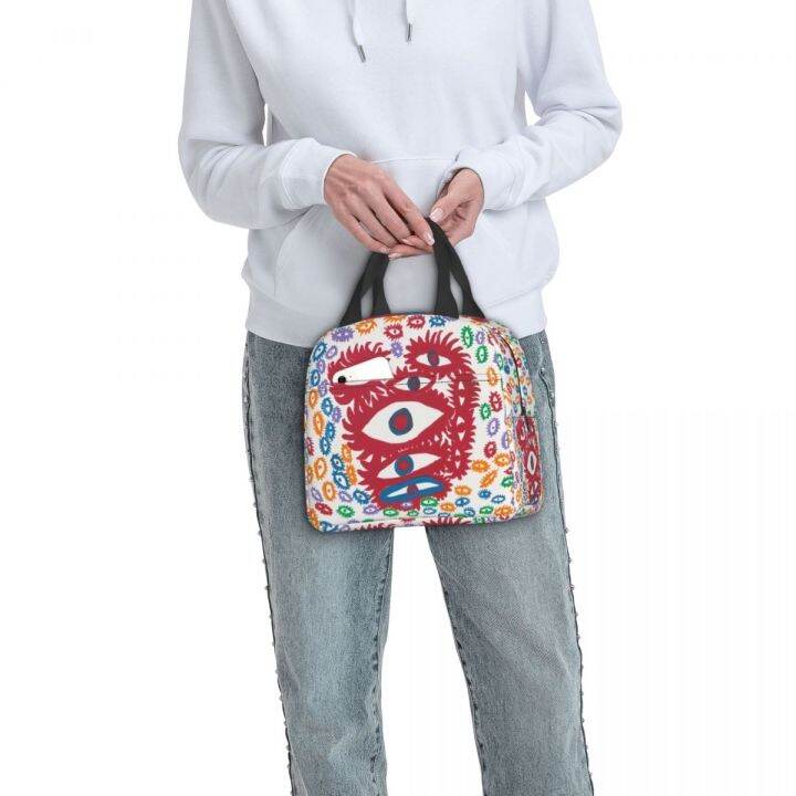 yayoi-kusama-abstract-painting-insulated-lunch-bag-resuable-cooler-thermal-bento-box-for-women-children-work-picnic-lunch-tote