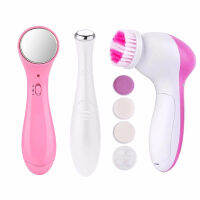 MEGA Mini Face Massager เครื่องนวดหน้า (Pink) Instant Eye Elevator เครื่องลบรอยดำรอบดวงตา (White) Clean Face Beauty Massager เครื่องนวดหน้า (Pink)