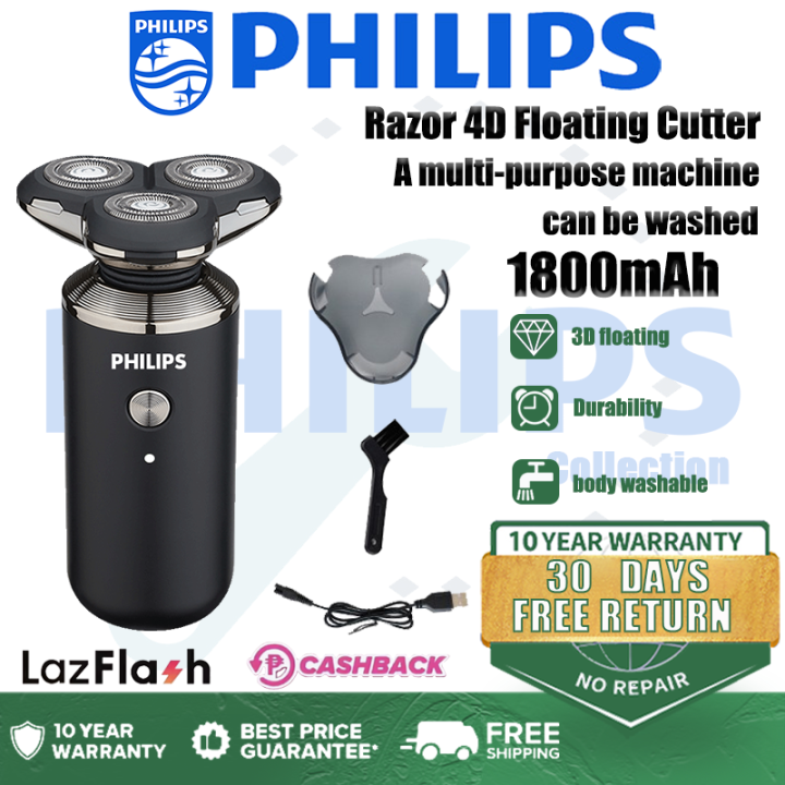 PHILIPS electric floating threehead shaver quick charge waterproof