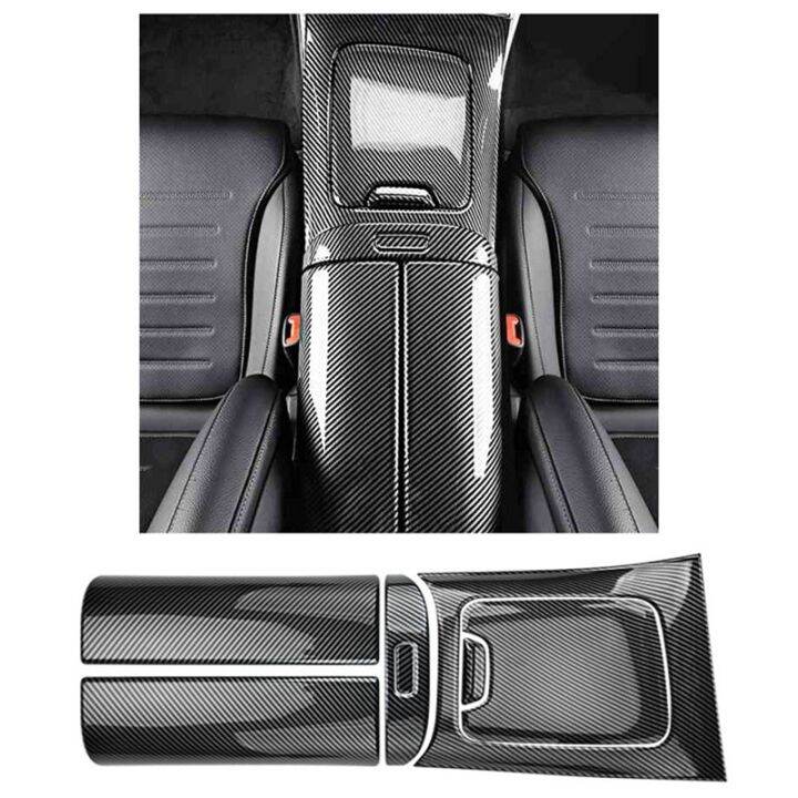 car-center-console-gear-shift-panel-armrest-box-cover-trim-sticker-decor-for-mercedes-benz-c-class-w206-2022-accessories