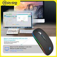 ZZOOI RYRA 3-Gear Wireless Mouse With USB Receiver Adjustable 1600DPI Computer Laptop Supplies Rechargeable 2 Keys 2.4Ghz Gaming Mice