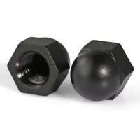Spot Wholesale Black White Nylon Plastic Ball Nut Cap Nut M3-M12 50PCS