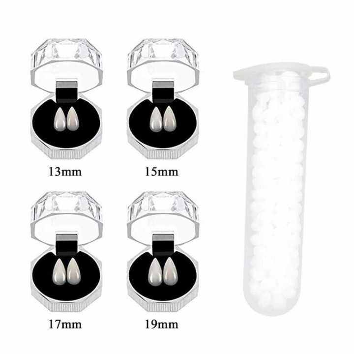 Vampire Denture Suit Vampire Fangs Teeth with Adhesive Halloween Party