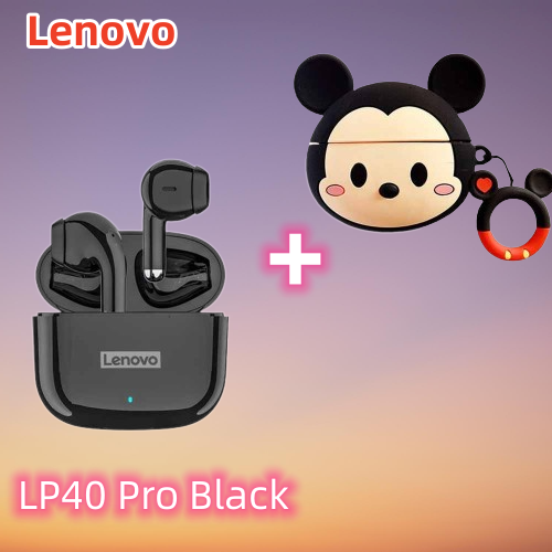 lenovo-lp40-pro-หูฟังบลูทูธไร้สาย-น่ารัก-พร้อมไมโครโฟน-เคสป้องกัน-ลายการ์ตูนน่ารัก