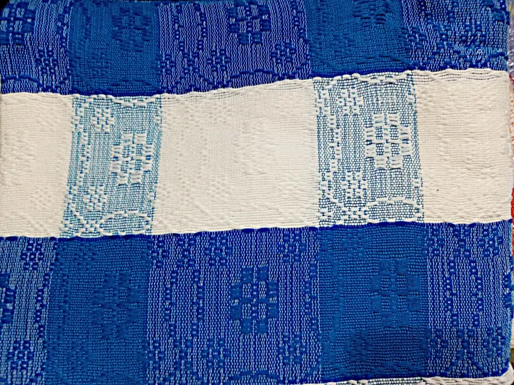 Ilocos Inabel Woven Blanket (BLUE ColorKING Size 92in x 60in) Lazada PH