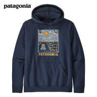 เสื้อสเวตเชิ้ตผู้ชายลำลองเสื้อฮู้ดทรงหลวมถนนภาคสนาม Patagonia