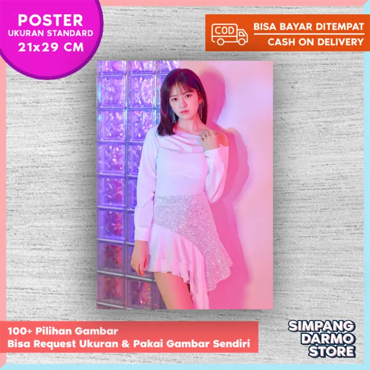 Poster IZONE atau IZONE KPOP Wizone Terbaru Ukuran A4 A3 Besar Kecil