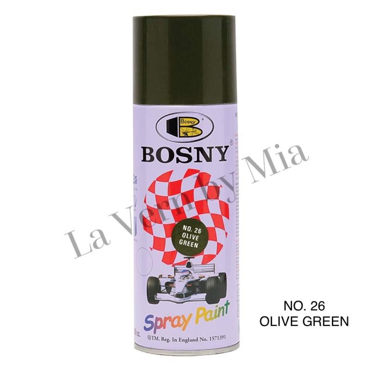 Bosny Spray Paint Olive Green No 26 Lazada Ph