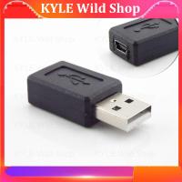 KYLE Wild Shop High Speed Mini USB B 5 Pins Female Jack to USB A 2.0 Male Connector Adapter  Extended Cable