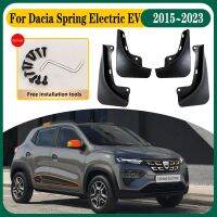 ✐★ แผ่นบังโคลนสำหรับ Renault Kwid K-ZE Dacia Spring ไฟฟ้า2015 2023แผ่นบังโคลนอุปกรณ์เสริมที่ป้องกันด้านหน้าและด้านหลัง