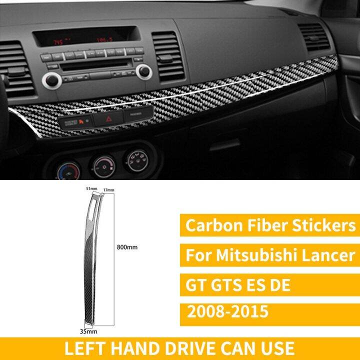 For Mitsubishi Lancer GT GTS ES DE 20082015 Carbon Center Dash Trim