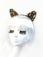 ? Cute Kitten Ears Headband Headwear Punk Stud Ears Christmas Decoration Accessories Styling Headband Hair Accessories