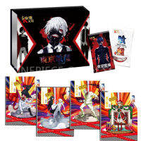 ใหม่ของแท้โตเกียวปอบคอลเลกชันการ์ดอะนิเมะ figtures Kaneki Touka Kamisiro TZR SSR UR การ์ดแฟลชหายากสําหรับเด็กของเล่นของขวัญ