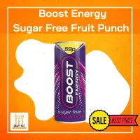 Boost Energy Sugar Free Fruit Punch 250ml บูสท์ เอ็นเนอร์จี้ ชูการ์ ฟรี ฟรุ๊ตพันช์ 250มล