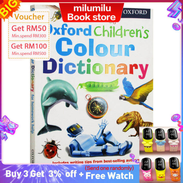 milumilu Oxford Children’s Colour Dictionary Imported Original English