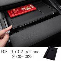 สำหรับ Toyota Sienna 2020 2021 2022ที่เท้าแขนรถกลางแผ่นรองแขนที่วางแขนป้องกันการรั่วซึมอุปกรณ์ตกแต่ง