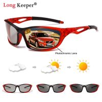 Men Photochromic Sunglasses Black Driving Polarized Glasses Male Change Color Sun Glasses Chameleon Night Vision Drivers Oculos