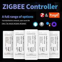 Zigbee 3.0 LED Strip Light Controller DC12V 24V Max 15A สีเดียว Dual สีขาว Rgbrgbwrgb CCT หลอดไฟ LED เทป Dimmer Mier *