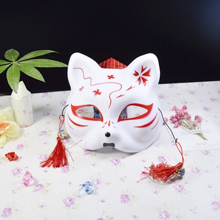 Mặt nạ cáo/mèo vẽ sẵn-Mặt Nạ Hóa Trang Mèo Vẽ Tay Phong Cách Nhật ...