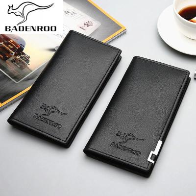 2023 NEWEST  Badenroo Hot Sale Men Wallets Clutch Luxury Brand Leather Long Business Purse Male Rfid Wallet For Coin Phone Card Money Pocket