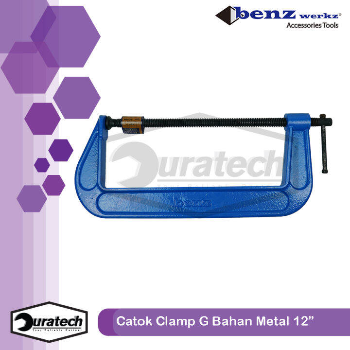 Benz Klem C 12 Inch Penjepit Catok Kayu Clamp G 12 Berbahan Metal