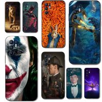 Case For OPPO RENO 6 4G Case Back Phone Cover Protective Soft Silicone Black Tpu Movies Funda