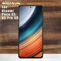 Nillkin สำหรับ Poco X5 Pro 5G กระจกเทมเปอร์แก้วฝาครอบ9H 2.5D ปกป้องหน้าจอสำหรับ Poco X5 5Gdjgj