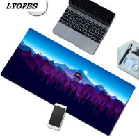 80x30cm Simple landscape mouse pad lock game desk pad computer gift desk pad kawaii mouse pad deskpad home decor desk mats