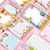 [COD] Leisure note set cute multi-series fresh cartoon hand account message decoration stickers 4 types