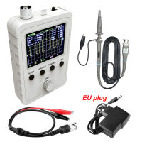 อัพเดต2.4 "ชุดออสซิลโลสโคปแบบดิจิตอล TFT แบนด์วิดท์0-200KHz และ Oscilloscope 1เมตรพร้อมแหล่งจ่ายไฟและหัววัดสาย BNC-คลิป