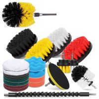 23Pcs Set for Cleaning Power Scrubber Brush Pad Kit with Extend Attachment for Bathroom,Floor,Tile,Kitchen