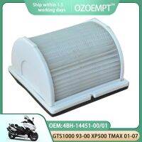 OZOEMPT รถจักรยานยนต์ตัวกรองอากาศใช้กับ GTS1000 93-00 XP500 TMAX 01-07 OEM: 4BH-14451-01 4BH-14451-00