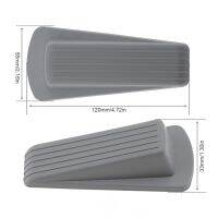 【LZ】 Rubber Door Stopper for Residential and Commercial Use White / Gray rubber Material for a durable lasting solution