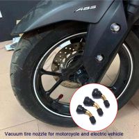 1PC Tire Valve Stem Bent 90 Degree Angled Snap-in Rubber Base Brass Stem For Tubeless Tires Nipple Motorcycle Scooter ATV