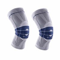 1pair Sports Knee Pad Men Silicone Spring Knee Protector Brace Basketball Running Knee Pad Dance Kneepad Man Tactical Kneeca