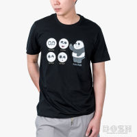 Cartoon network we bare bears mens 100 % cotton round neck short -sleeved T-shirt