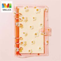 ☜﹍▽ Jenniferdz Kawaii Daisy Notebook Binder โฟลเดอร์ใสสําหรับใส่โน้ตบุ้คขนาด A6 A5 หลากสี