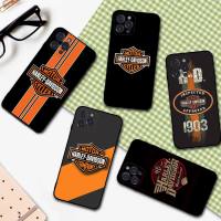 M-Motorcycle H-Harleys Davidsons Phone Case For iPhone 14 11 12 13 Mini Pro XS Max Cover 6 7 8 Plus X XR SE 2020 Funda Shell Phone Cases