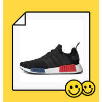 2023 รองเท้าผ้าใบลำลองสำหรับผู้ชายและผู้หญิง originals NMD­­-R1 Black red blue style Running shoes sneakers ของแท้ 100 %