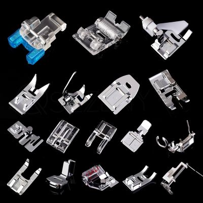 Sewing Machine Accessories Universal Zig Zag Presser Feet Snap on Foot for Low Shank Singer Brother Janome Elna Home 5BB5345-1