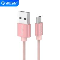 ORICO USB-A ไปยัง USB ไมโคร USB สาย2.4A ชาร์จ USB เร็ว USB สายสำหรับข้อมูลโทรศัพท์ LG Letv USB สำหรับระบบแอนดรอยด์ USB สายชาร์จ1เมตร