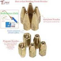 5Pcs H01-2 Gas Brazing Torch Nozzle Oxygen Propane Acetylene Liquified Gas For Steel Copper Aluminum Solder Welding Torch